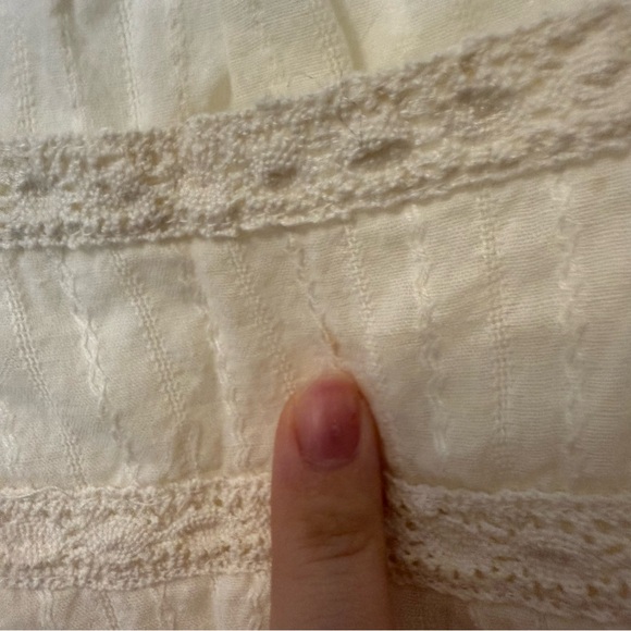 Girl Krazy Cream 100% Cotton Blouse - Picture 4 of 11